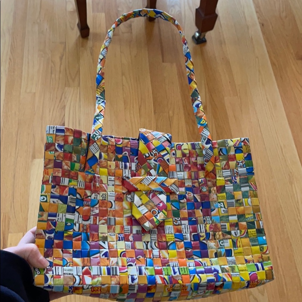 Retro Recycled Tote